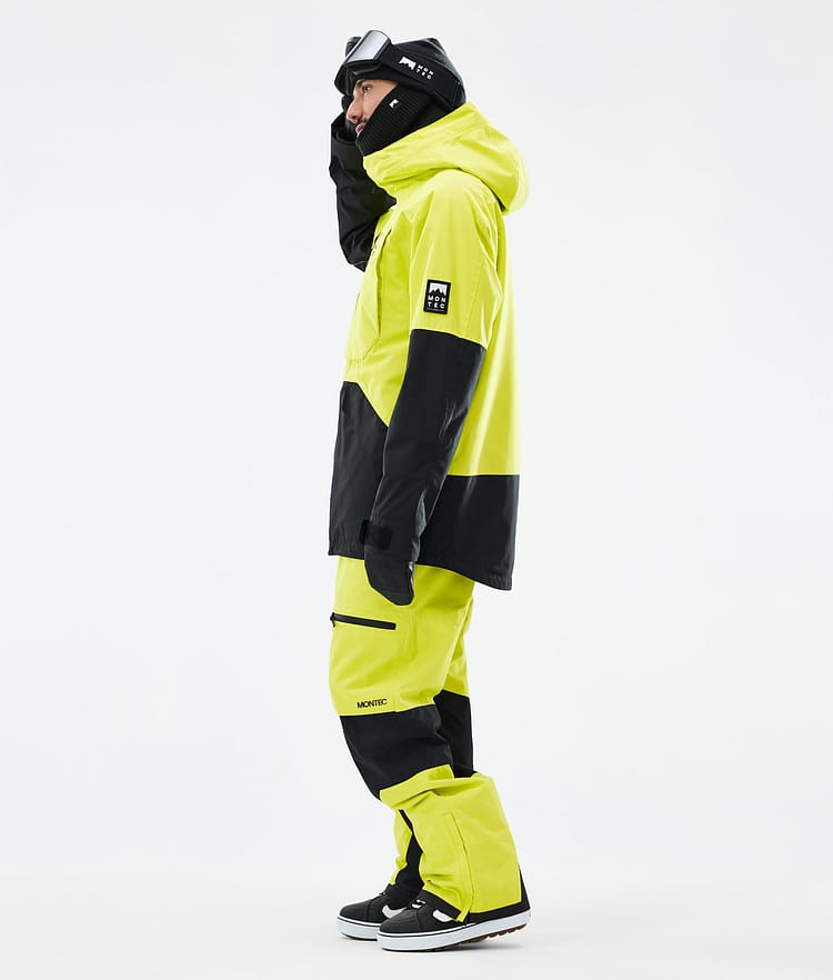 Montec Arch Bunda na Snowboard Pánské Bright Yellow/Black, Obrázek 4 z 10