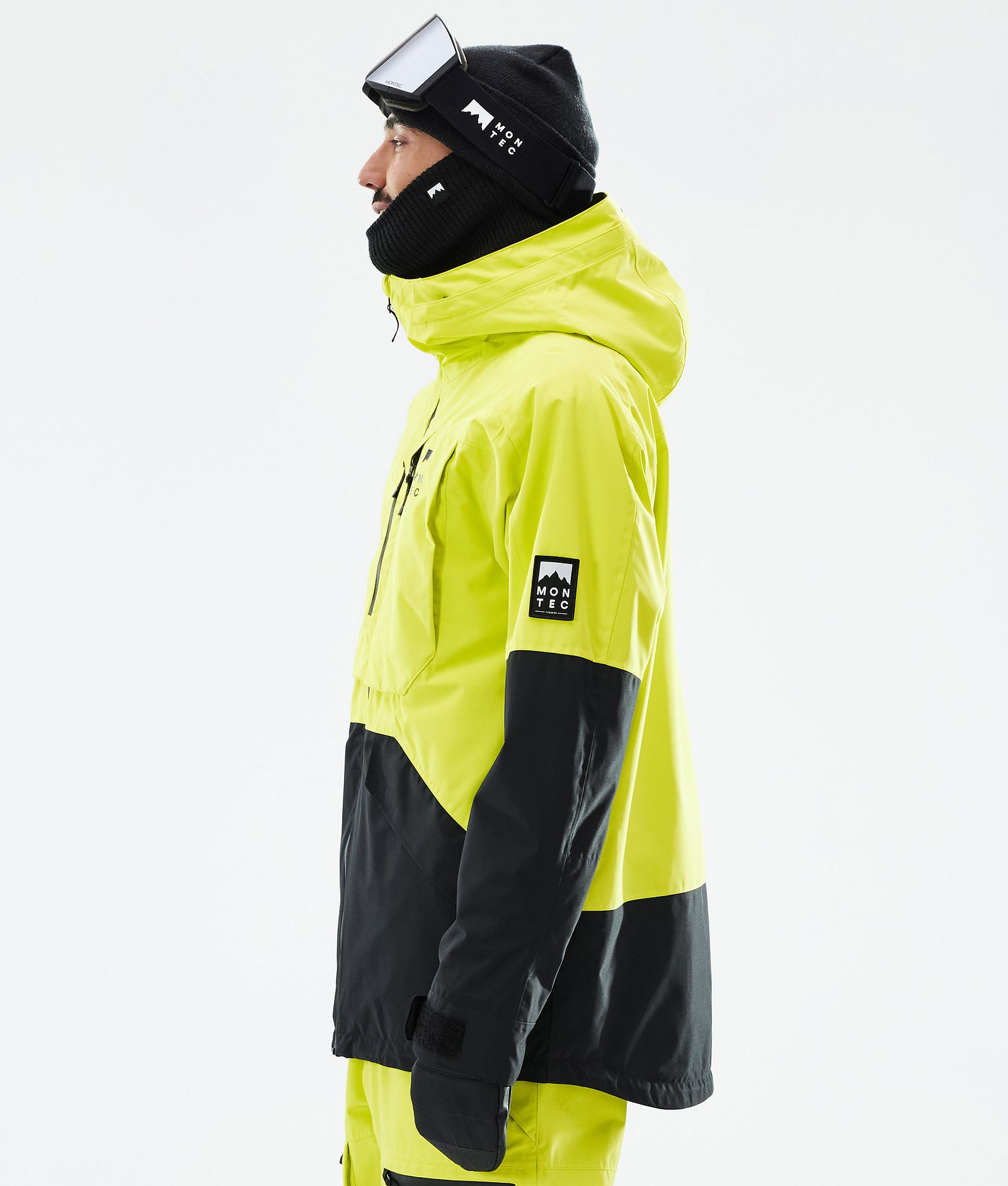 Montec Arch Ski Jacket Men Bright Yellow/Black, Image 6 of 10