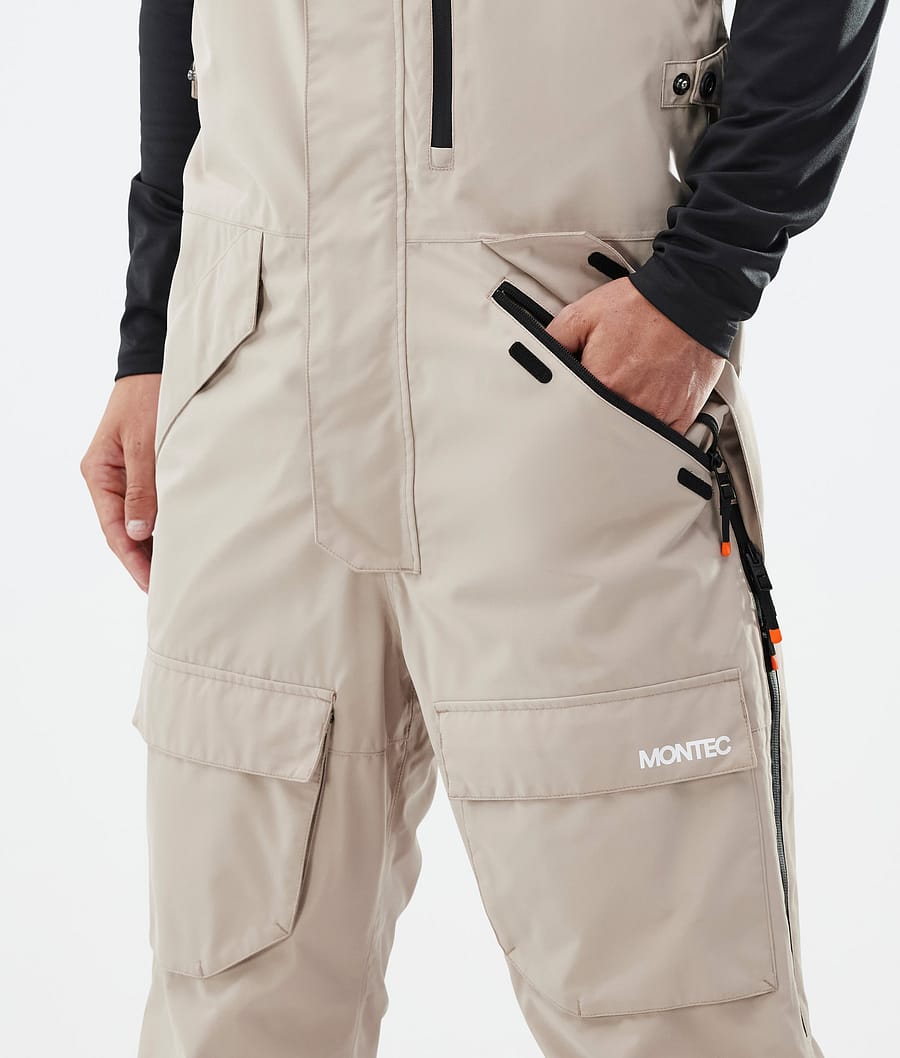 Montec Fawk Pantalon de Snowboard Homme Rust/Black/Metal Blue - Marron
