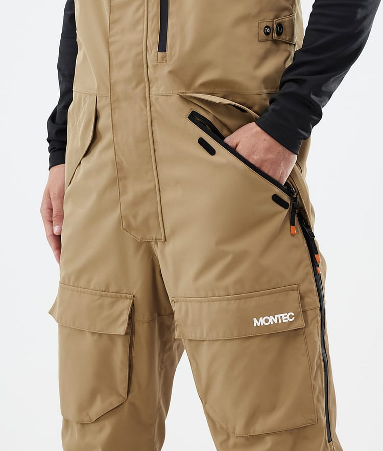 Montec Fawk Pantaloni Snowboard Uomo Gold, Immagine 5 di 7
