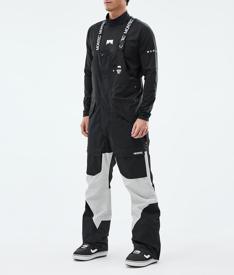 Montec Fawk Pantalon de Snowboard Homme Black/Light Grey, Image 1 sur 6