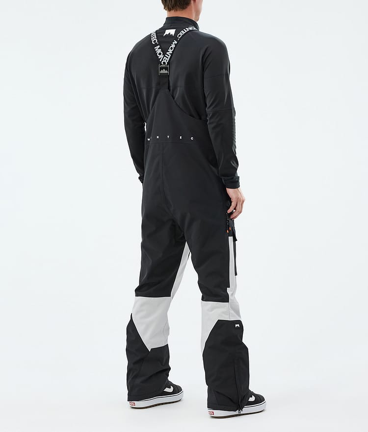 Montec Fawk Pantalon de Snowboard Homme Black/Light Grey, Image 3 sur 6