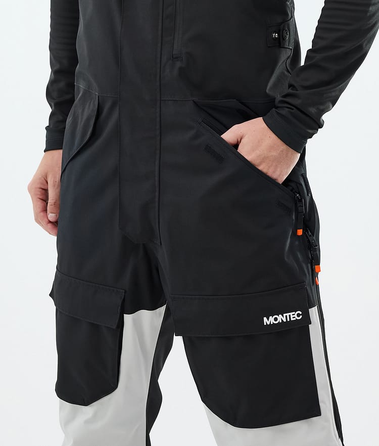 Montec Fawk Pantalon de Snowboard Homme Black/Light Grey, Image 4 sur 6