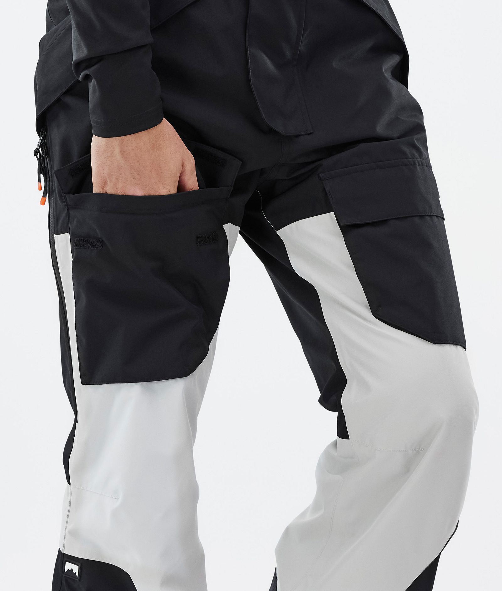 Montec Fawk Pantalon de Ski Homme Black/Light Grey, Image 7 sur 7