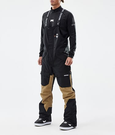 Montec Fawk Pantaloni Snowboard Uomo Black/Gold