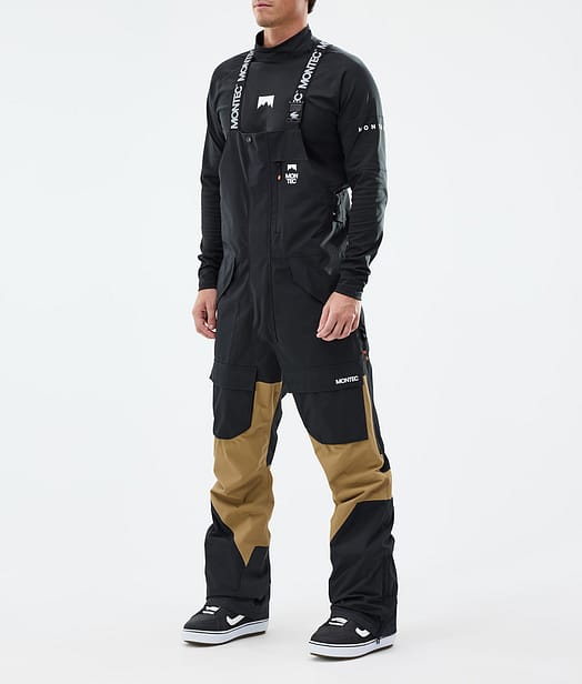 Montec Fawk Snowboardhose Herren Black/Gold