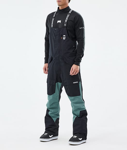 Montec Fawk Snowboard Broek Heren Black/Atlantic
