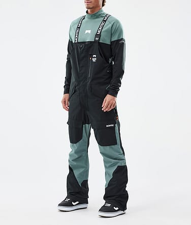 Montec Fawk Pantaloni Snowboard Uomo Black/Atlantic