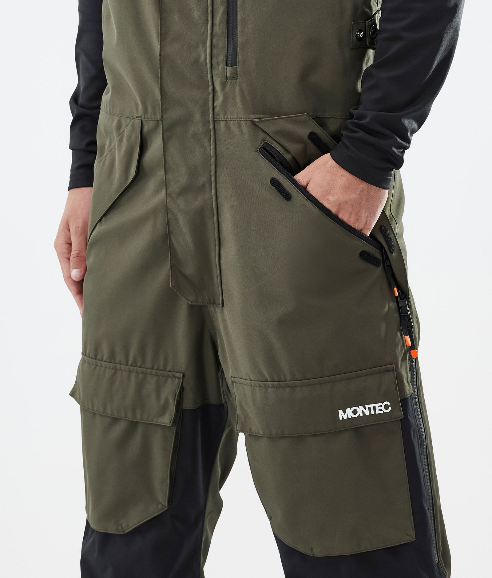 Montec Fawk Pantaloni Sci Uomo Olive Green/Black/Greenish, Immagine 5 di 7