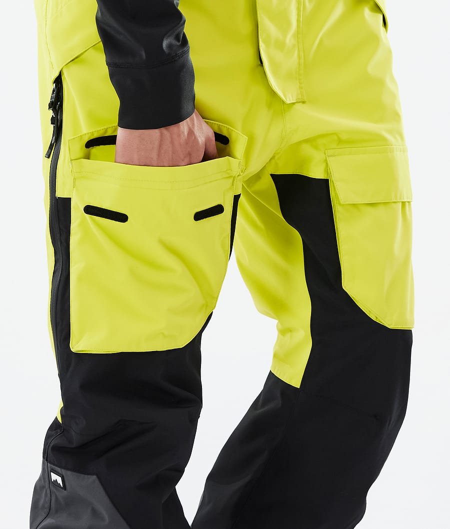 Montec Fawk Snowboard Bukser Herre Bright Yellow/Black/Phantom - Gul