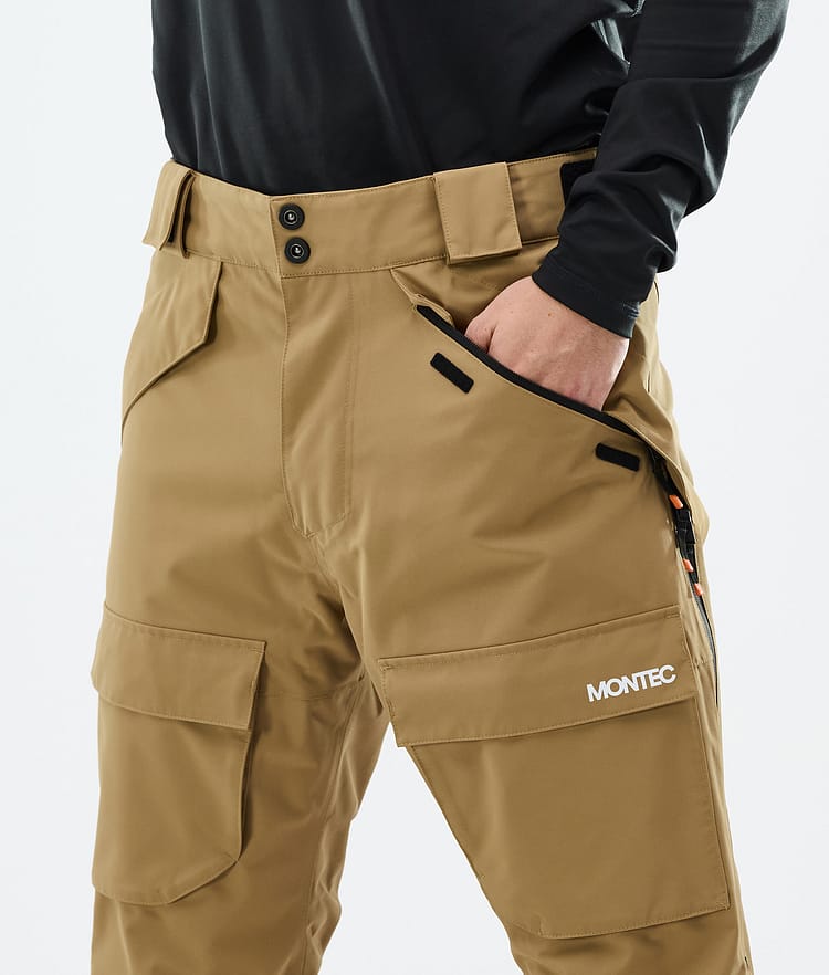 Montec Kirin Pantalones Esquí Hombre Gold, Imagen 4 de 5