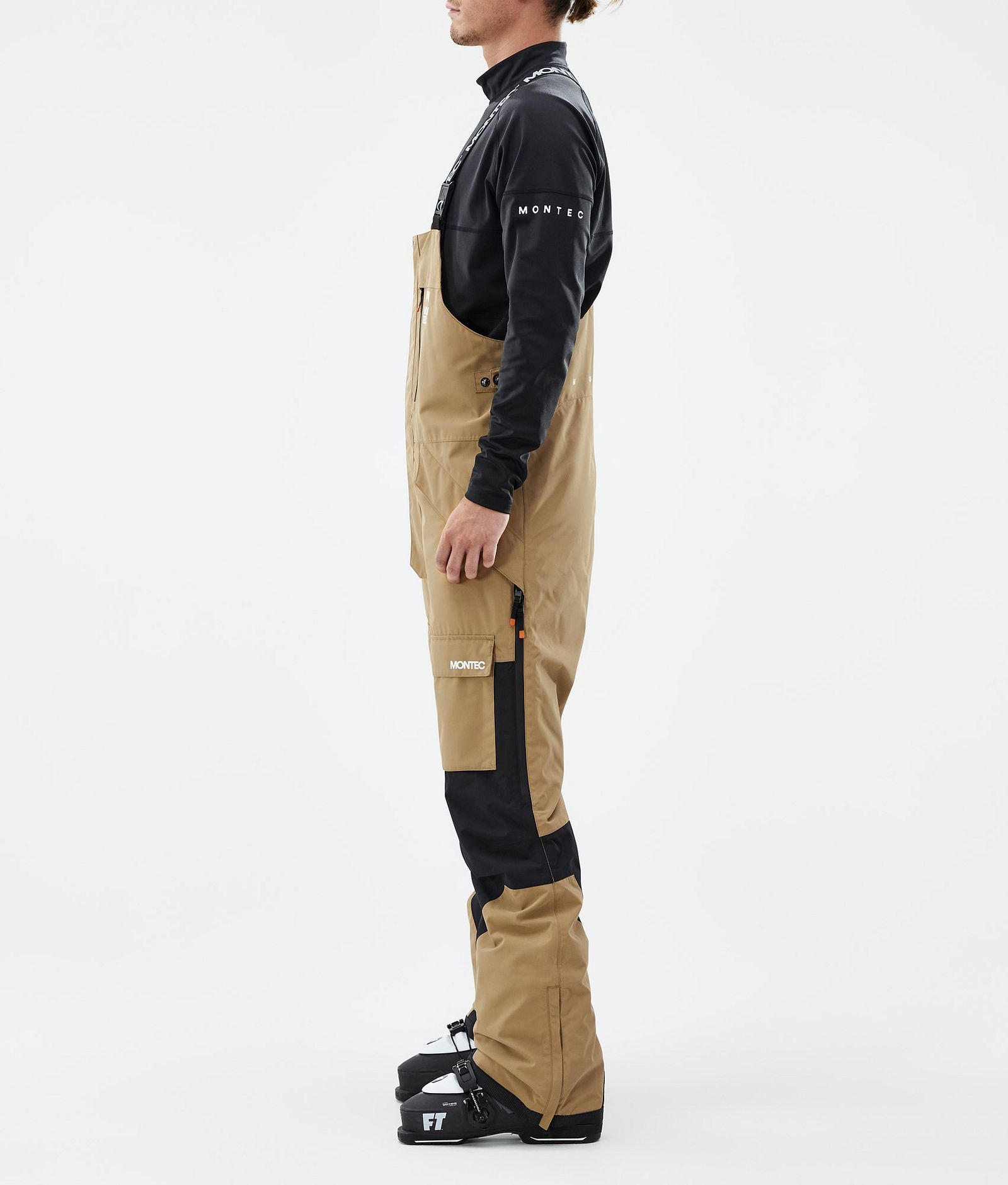 Montec Fawk Pantalon de Ski Homme Gold/Black, Image 3 sur 7