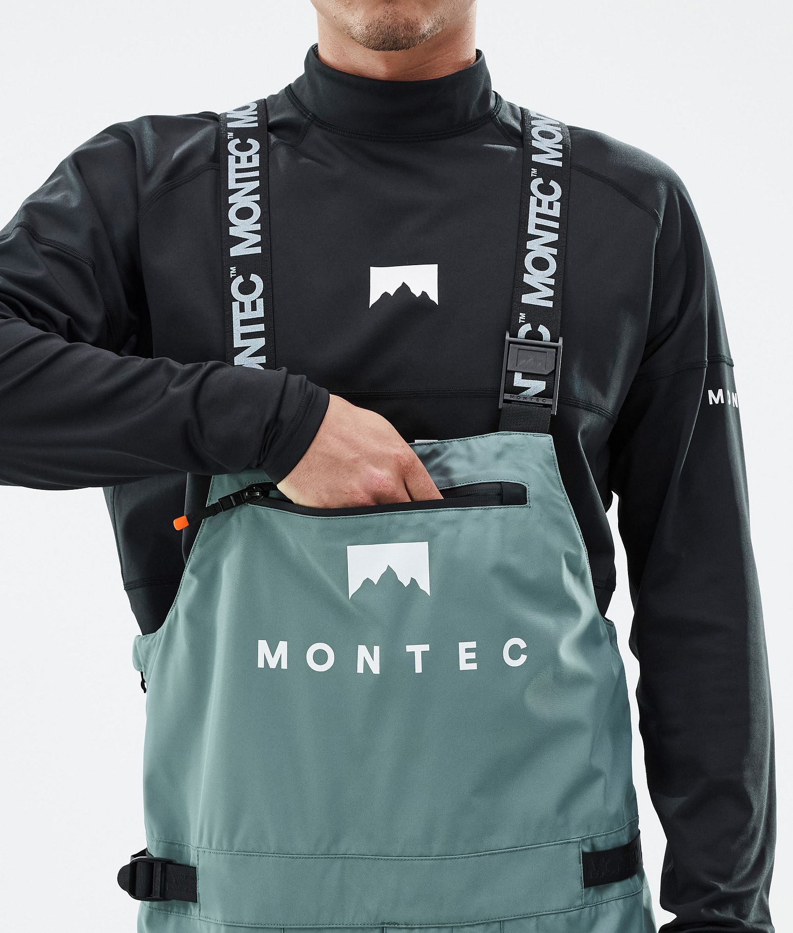 Montec Arch Pantalon de Snowboard Homme Atlantic/Black, Image 6 sur 7