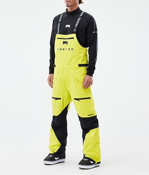 Montec Arch Pantalones Snowboard Hombre Bright Yellow/Black