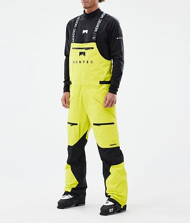 Montec Arch Pantalon de Ski Homme Bright Yellow/Black