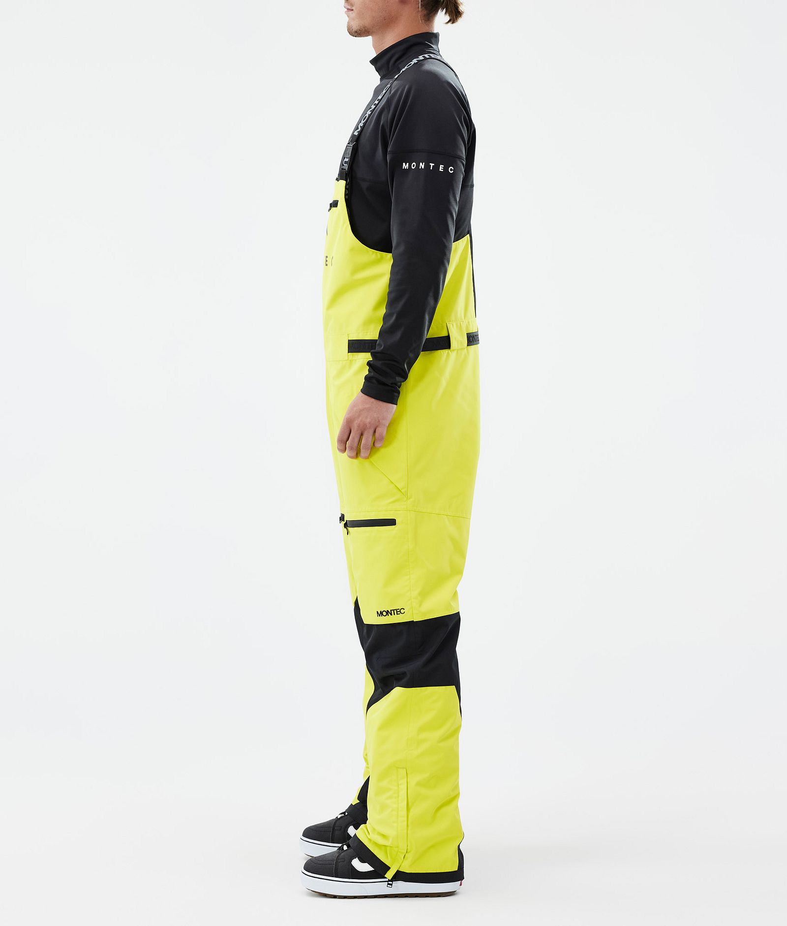 Montec Arch Pantalon de Snowboard Homme Bright Yellow/Black, Image 3 sur 7