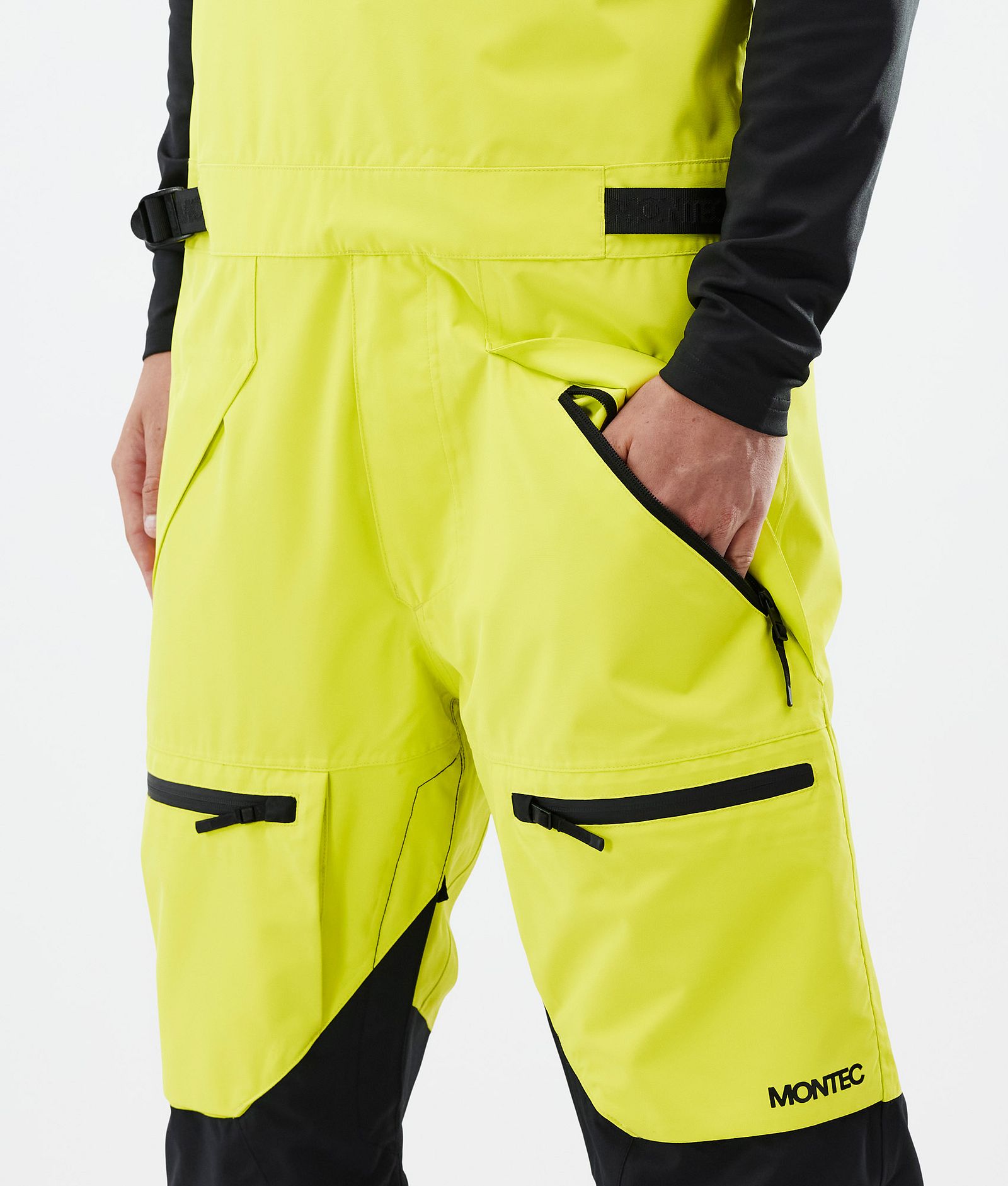 Montec Arch Pantalon de Snowboard Homme Bright Yellow/Black, Image 5 sur 7