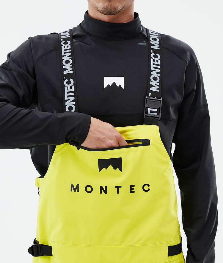 Montec Doom Chaqueta Snowboard Hombre Bright Yellow/Black/Phantom -  Amarillo