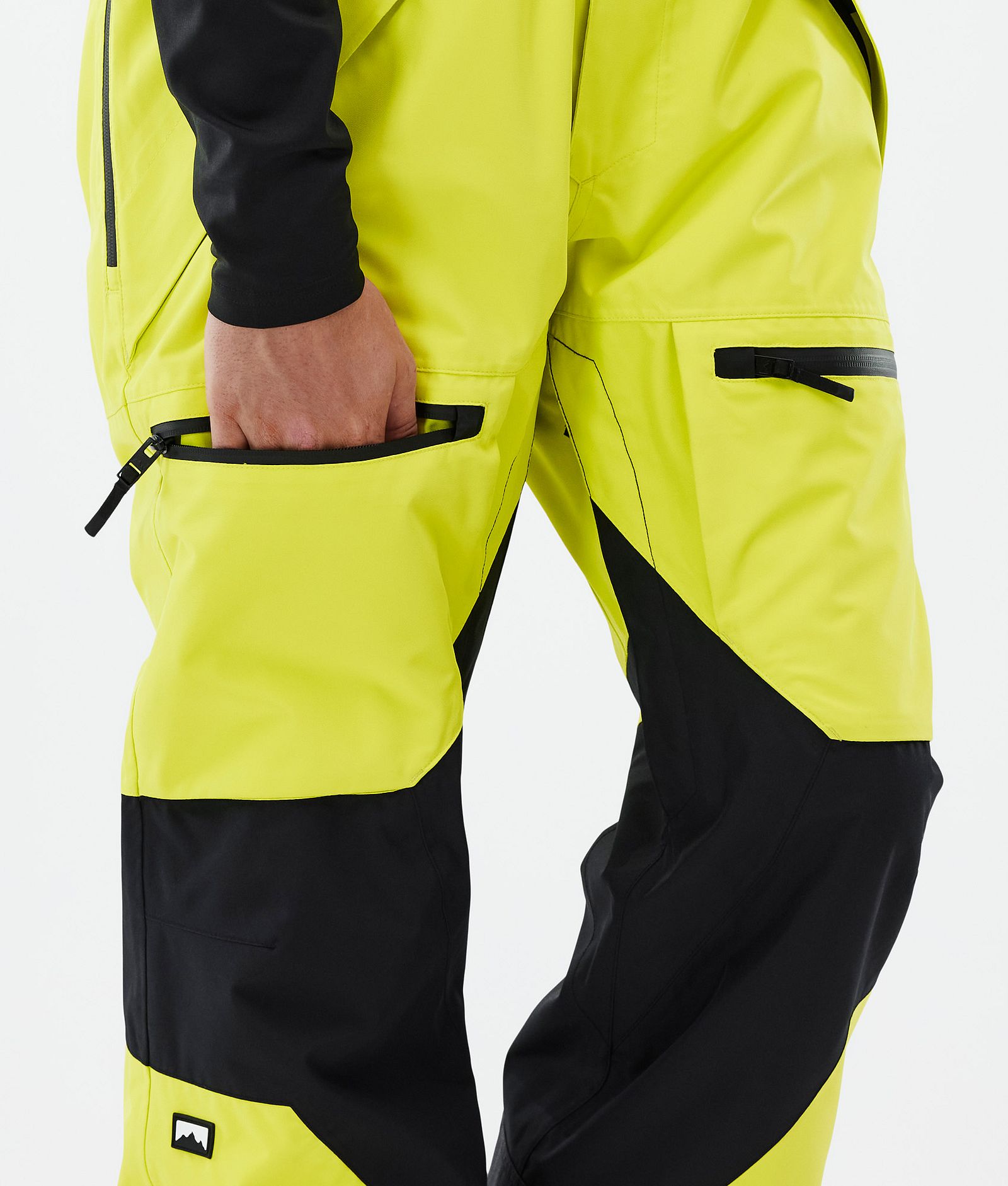 Montec Arch Pantalon de Snowboard Homme Bright Yellow/Black, Image 7 sur 7