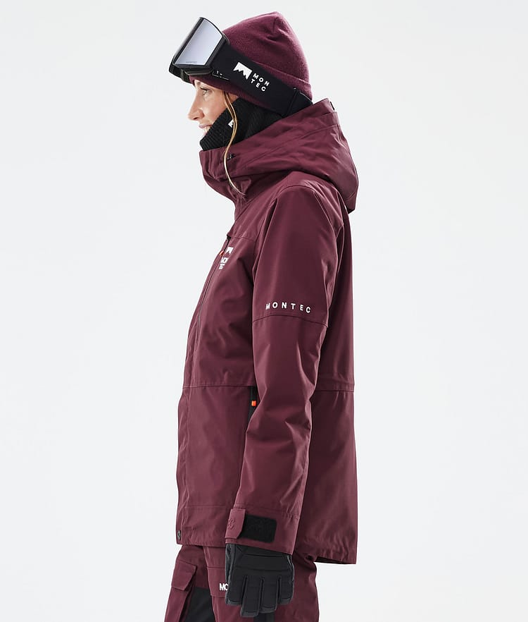 Montec Fawk W Snowboard Jacket Women Burgundy, Image 6 of 10