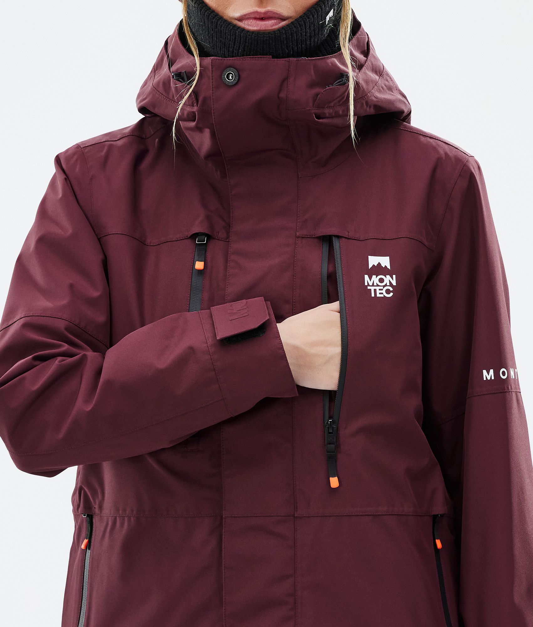 Montec Fawk W Veste de Ski Femme Burgundy