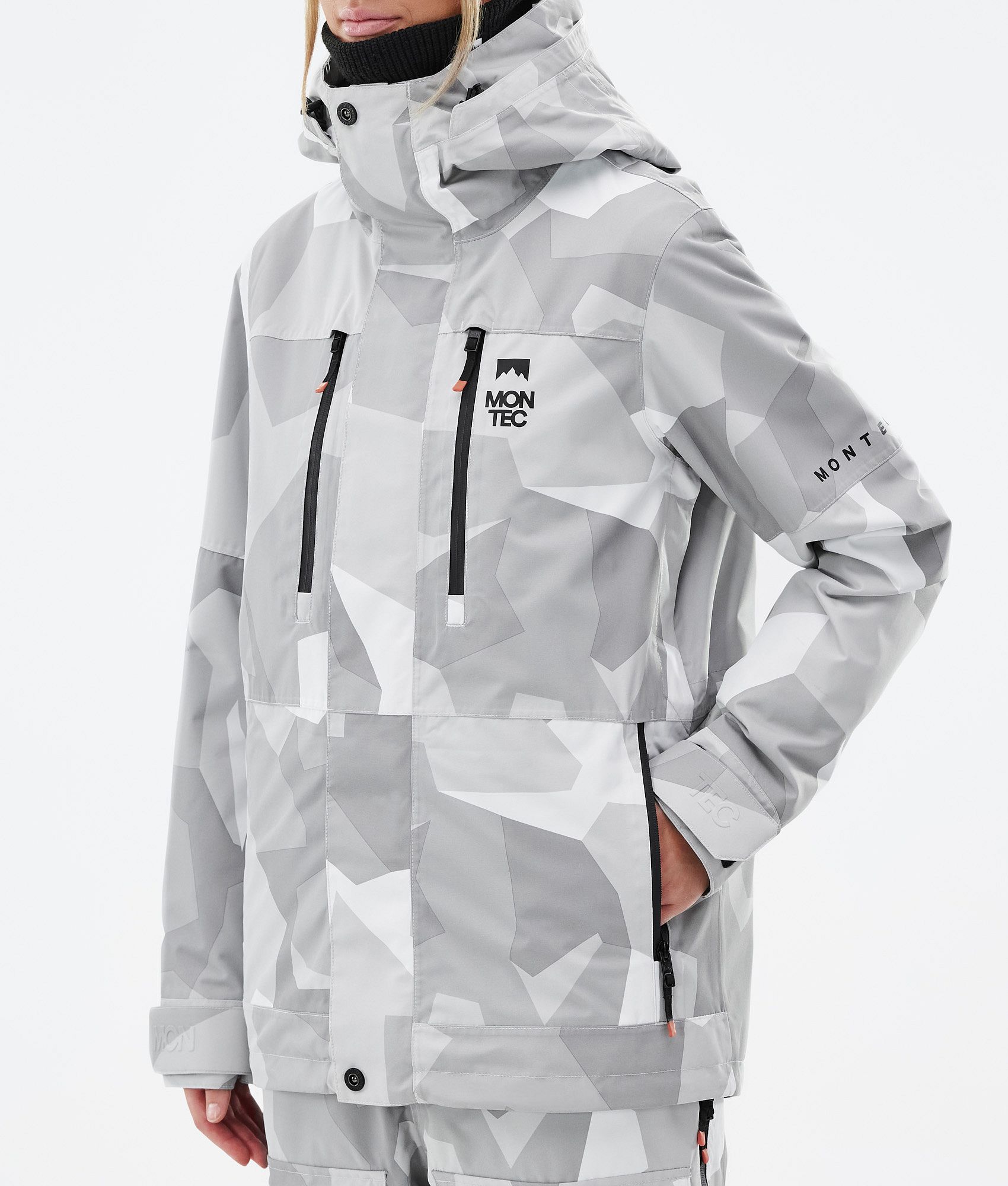 Grey camo ski on sale jacket