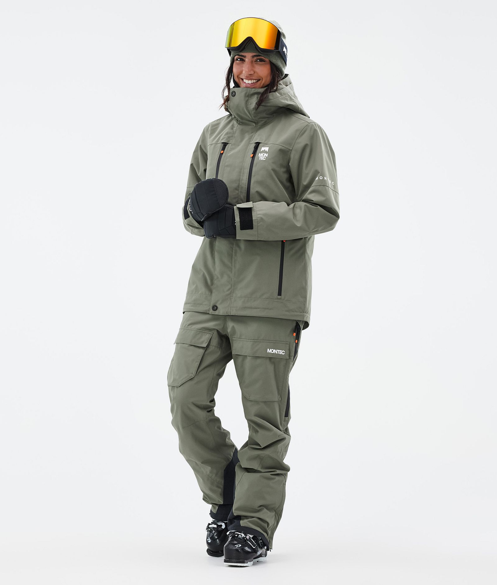 Montec Fawk W Veste de Ski Femme Greenish, Image 3 sur 10