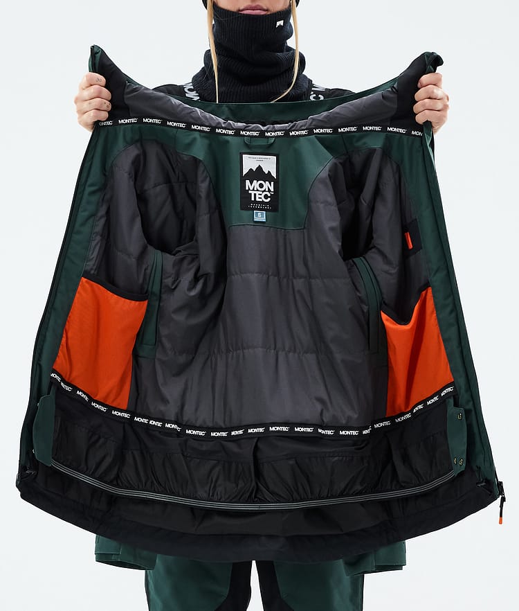 Montec Moss W Snowboard jas Dames Dark Atlantic/Black, Afbeelding 10 van 10