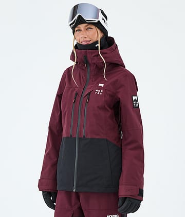 Montec Moss W Snowboard Jacket Burgundy/Black