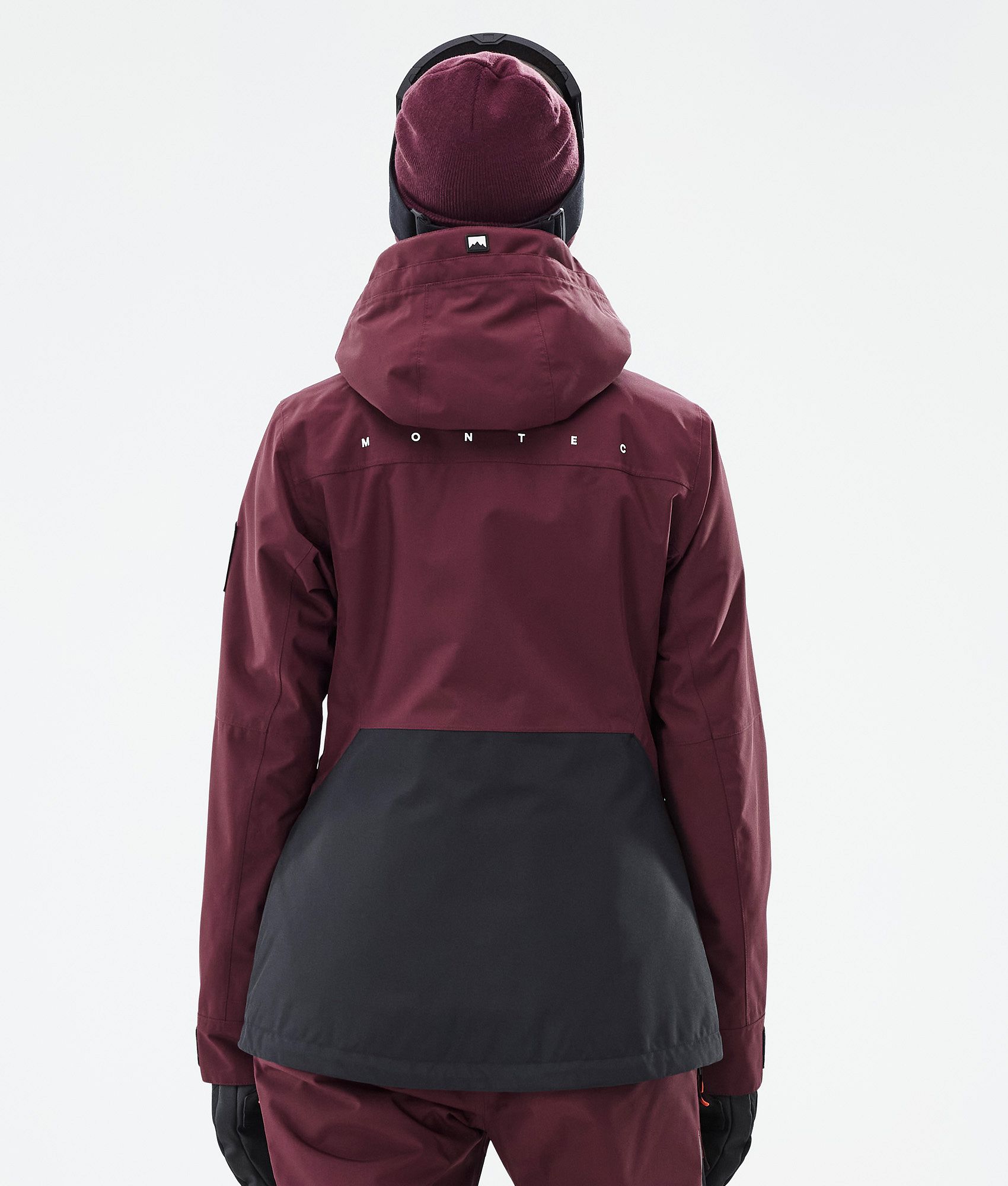 Maroon ski jacket womens sale