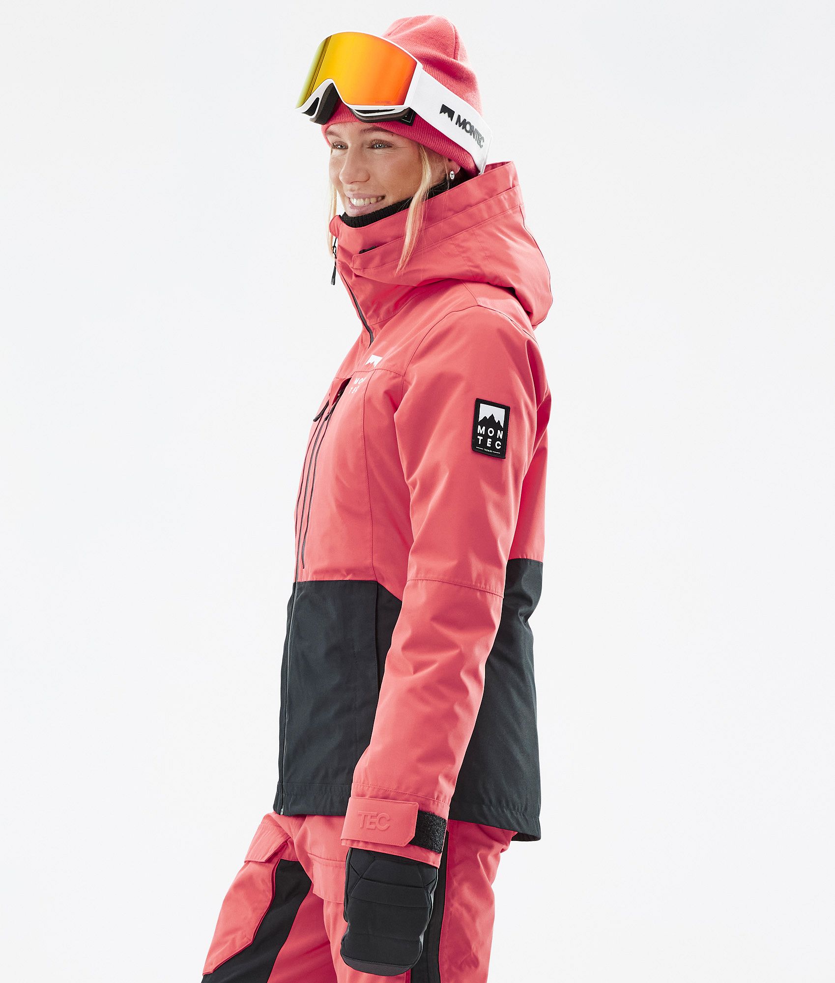 Montec Moss W Snowboard Jacket Women Coral Black Ridestore