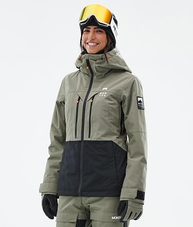 Montec Moss W Snowboardjakke Greenish/Black