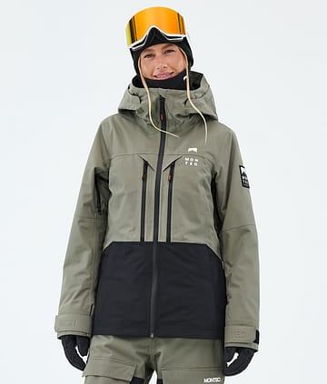 Montec Moss W Snowboard Jacket Greenish/Black