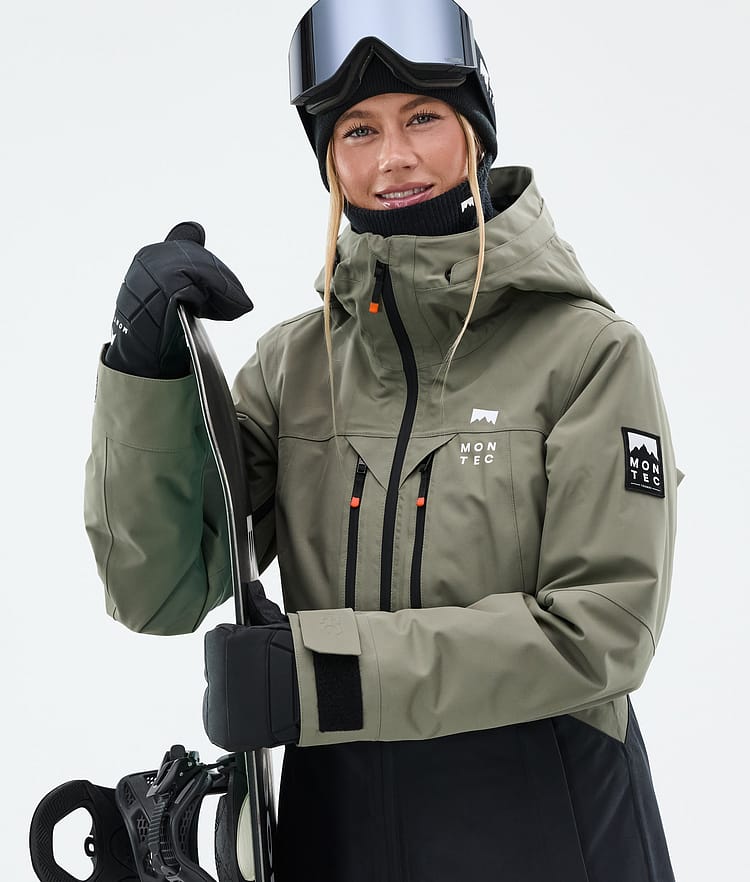 Montec Moss W Veste Snowboard Femme Greenish/Black Renewed, Image 2 sur 10