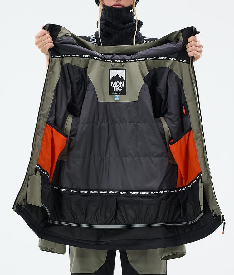 Montec Moss W Veste Snowboard Femme Greenish/Black Renewed, Image 10 sur 10