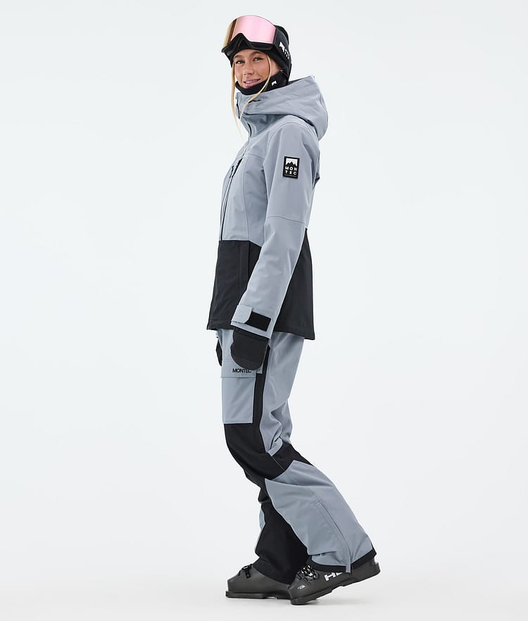 Montec Moss W Lyžařská Bunda Dámské Soft Blue/Black, Obrázek 4 z 10