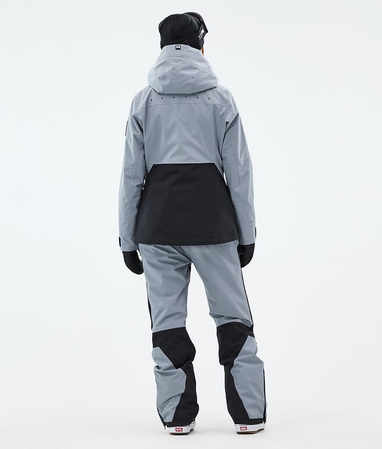 Montec Moss W Veste Snowboard Femme Soft Blue/Black, Image 5 sur 10