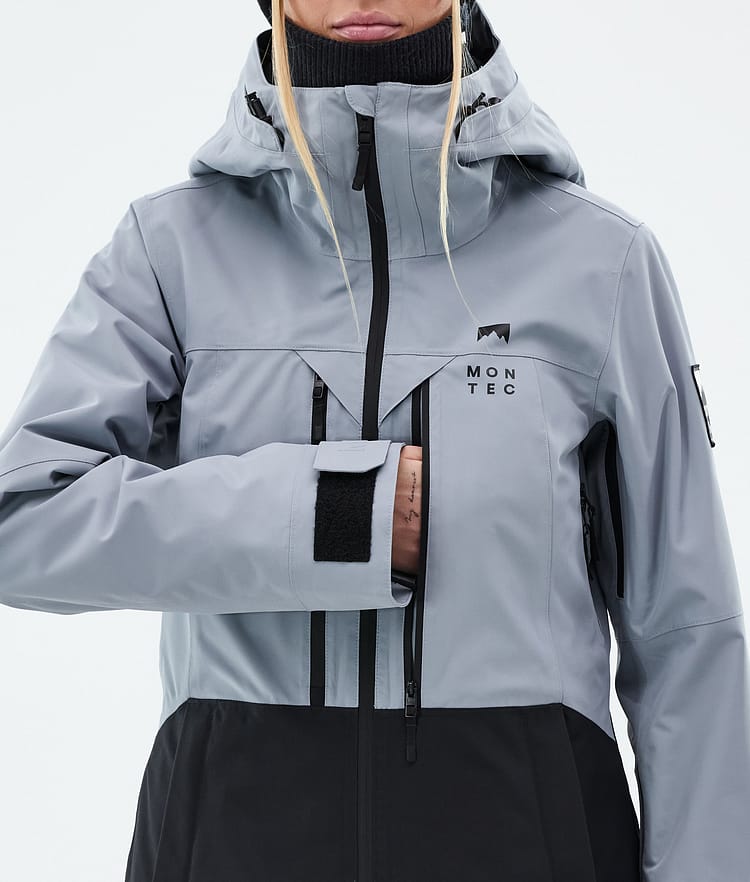 Montec Moss W Lyžařská Bunda Dámské Soft Blue/Black, Obrázek 9 z 10