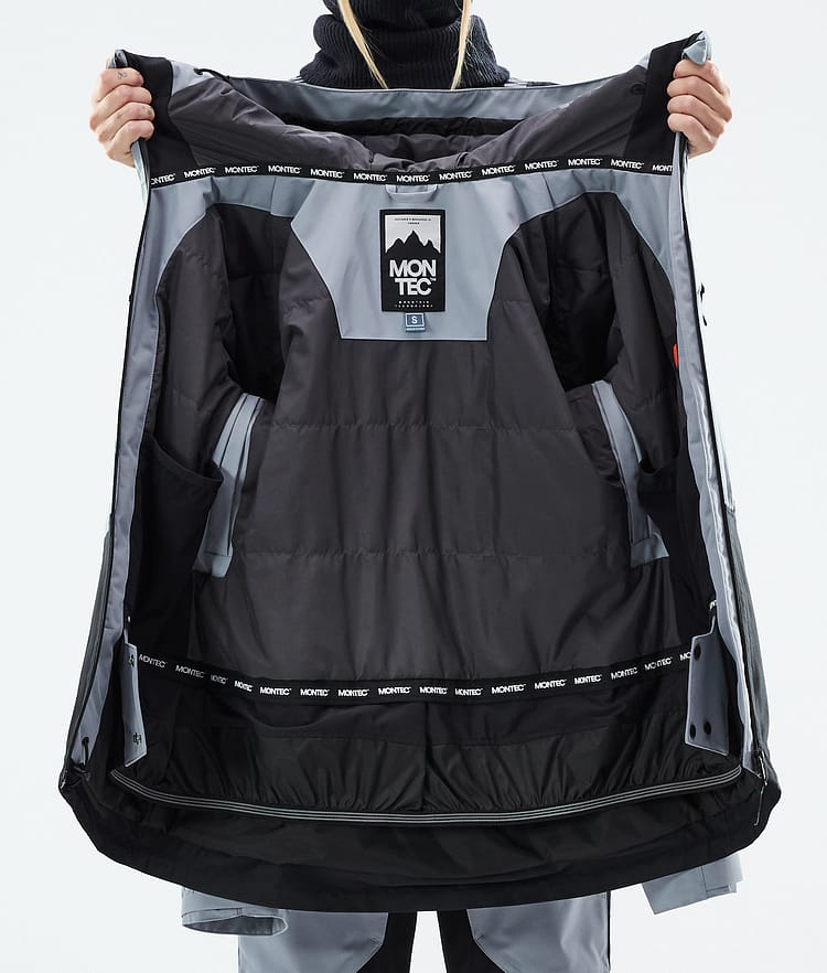 Montec Moss W Veste Snowboard Femme Soft Blue/Black, Image 10 sur 10