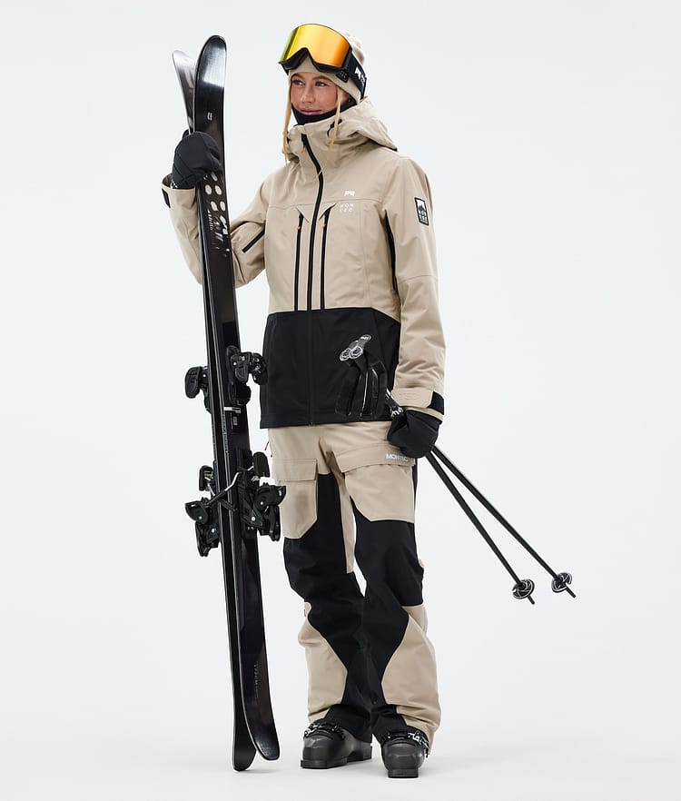 Montec Fawk W Skibroek Dames Sand/Black, Afbeelding 2 van 8