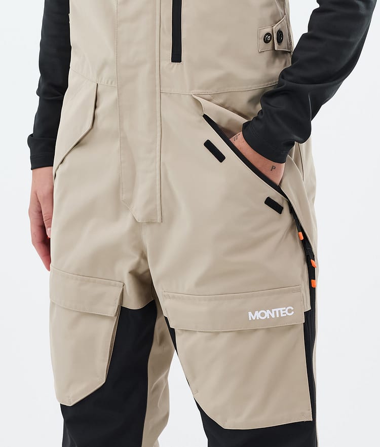 Montec Fawk W Pantaloni Snowboard Donna Sand/Black, Immagine 6 di 8