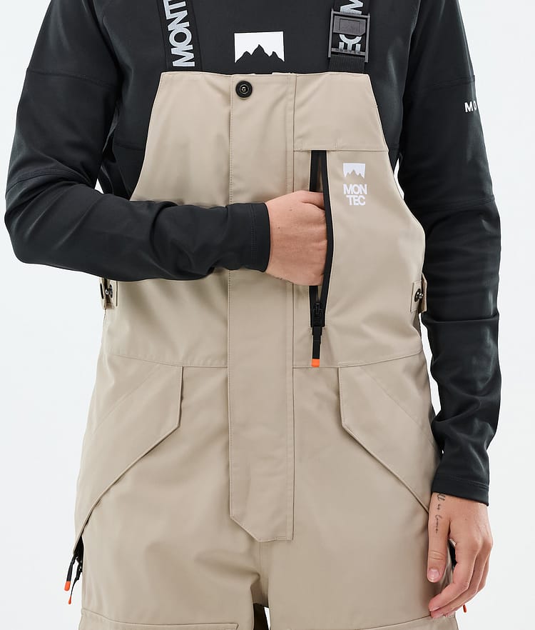 Montec Fawk W Pantaloni Snowboard Donna Sand/Black, Immagine 7 di 8