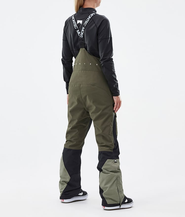 Montec Fawk W Pantalones Snowboard Mujer Olive Green/Black/Greenish, Imagen 4 de 7