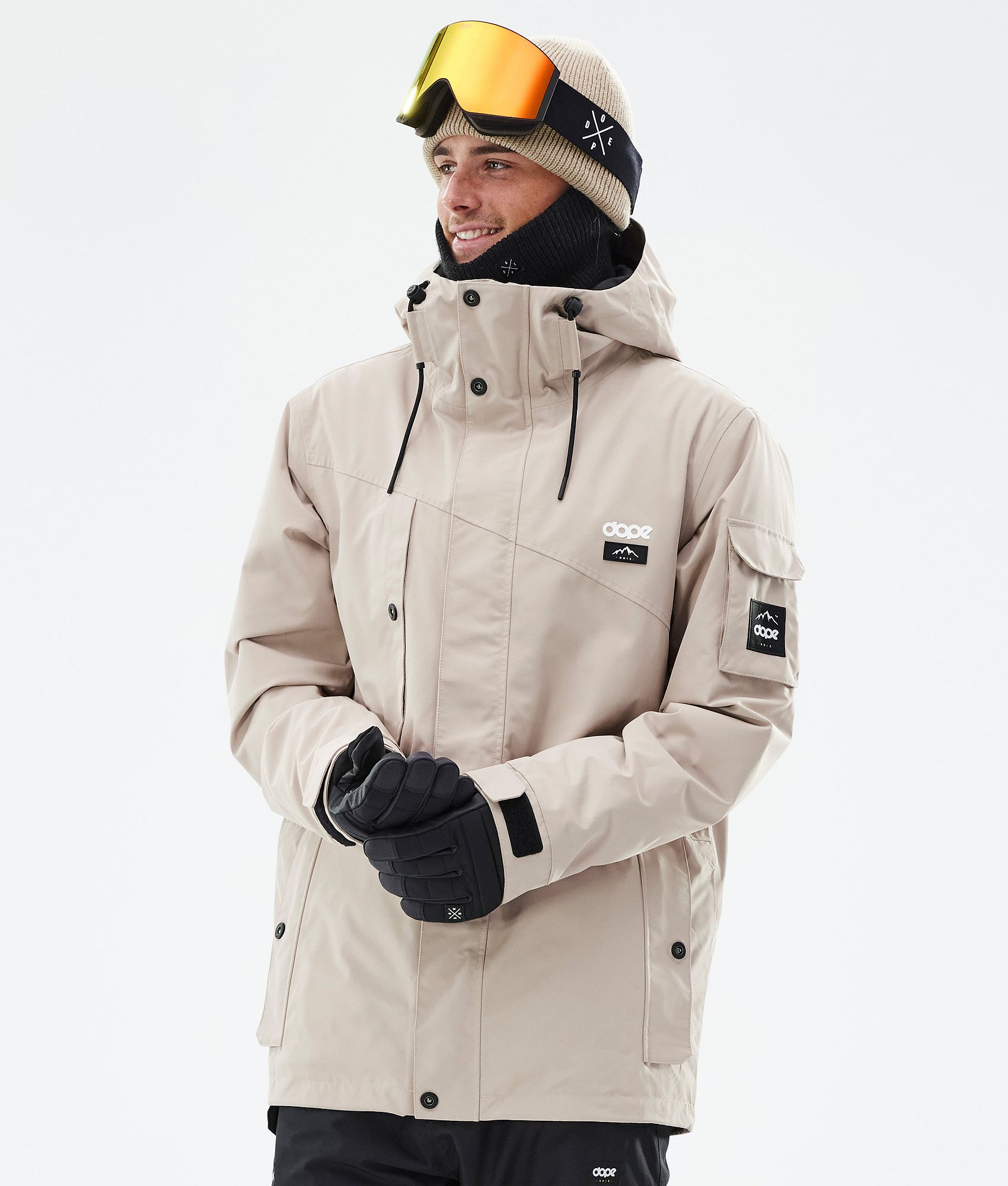 Dope Adept Men s Ski Jacket Sand