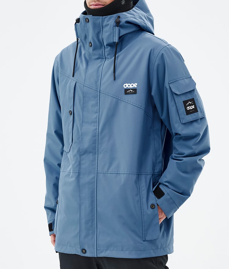 Dope Adept Snowboard Jacket Men Blue Steel, Image 8 of 9