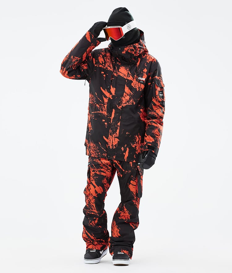 Dope Adept Snowboardjacke Herren Paint Orange, Bild 3 von 10