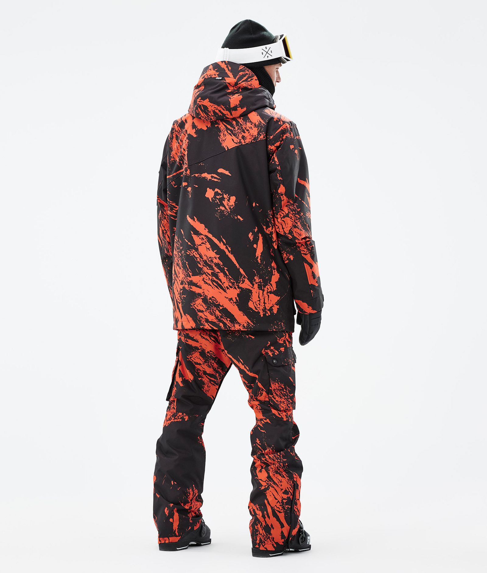 Dope Adept Skijakke Herre Paint Orange, Billede 5 af 10