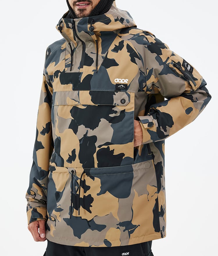 Dope Annok Snowboard Jacket Men Walnut Camo, Image 8 of 9