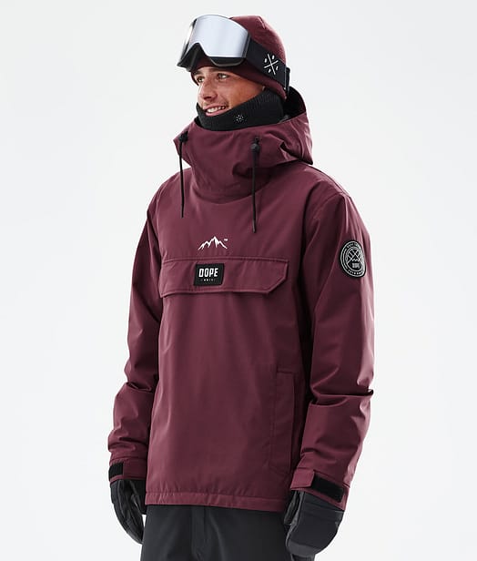 Dope Blizzard Kurtka Snowboardowa Mężczyźni Burgundy