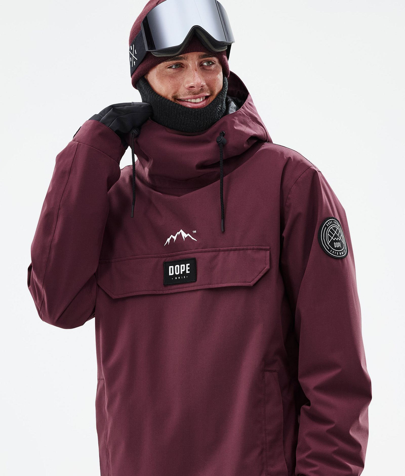 Dope Blizzard Veste de Ski Homme Burgundy, Image 2 sur 9